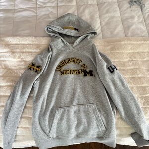 University of Michigan Gray Hoodie